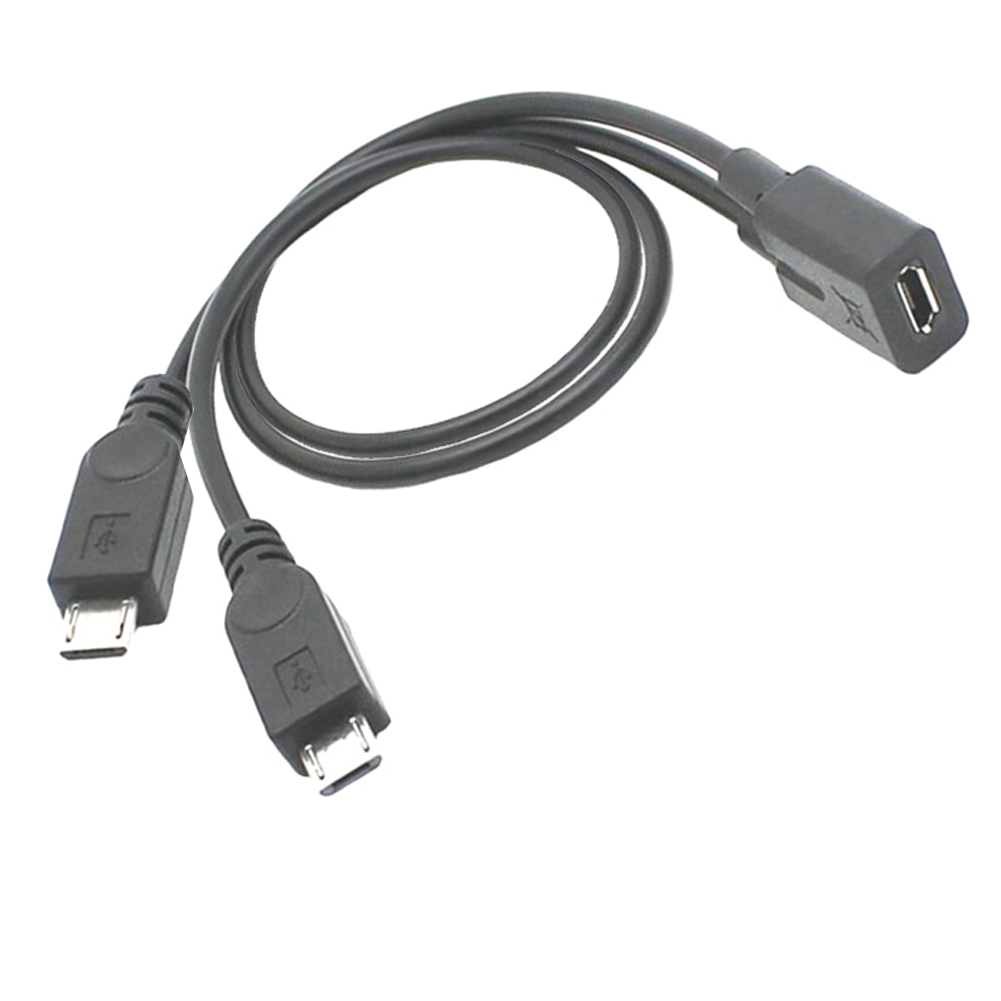 I61 30cm Y Micro USB Kabel Adapter Verteiler Splitter 1x Buchse Kupplung an 2xSt eBay