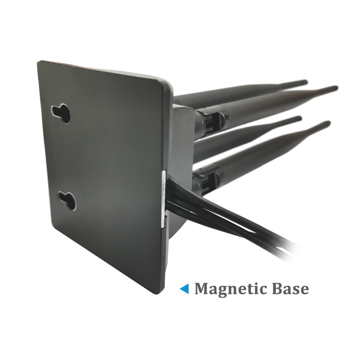 Antenne WiFi 4 X 6 DBi RP-SMA – 2,4 GHz/5,8 GHz, Câble 3 M, Pied Magnétique